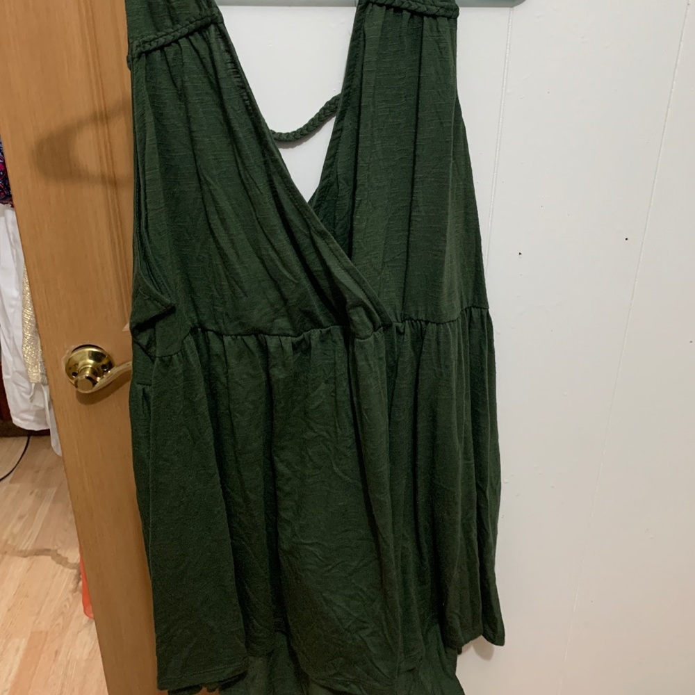 Dark green tank top torrid 4